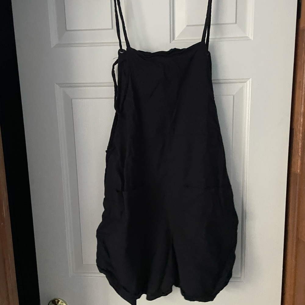 Black overalls